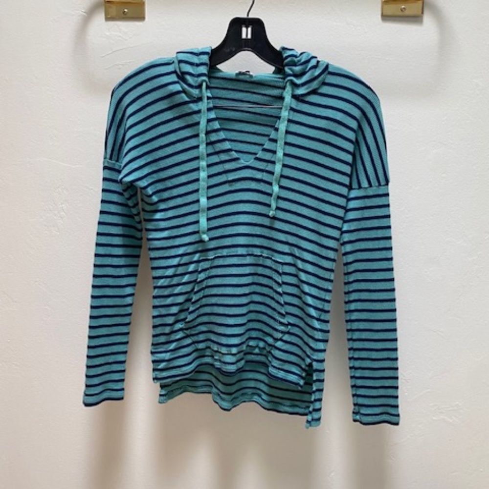 Splendid Hooded Long Sleeved Shirt XS
